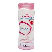 A Bonne Miracle Spa Milk Shower Cream plus Nano White Glutathione