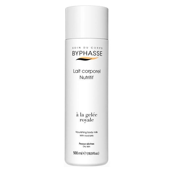 Byphasse Lait corporel nutritif à la gelée royale peaux sèches 500ml