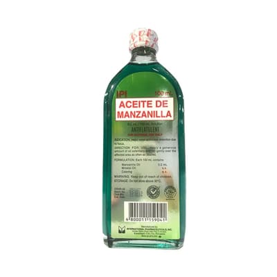 Aceite De Manzanilla 100ml saffronskins.com 