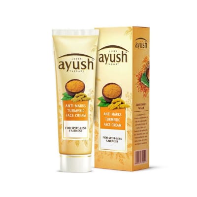 Ayush Anti Marks Turmeric Face Wash, 50g saffronskins 