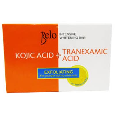 Belo Intensive Whitening Bar With Lemon Scrub soap 65g