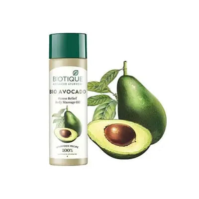 Biotique Bio Avacado Body Massage Oil 200ml saffronkart 