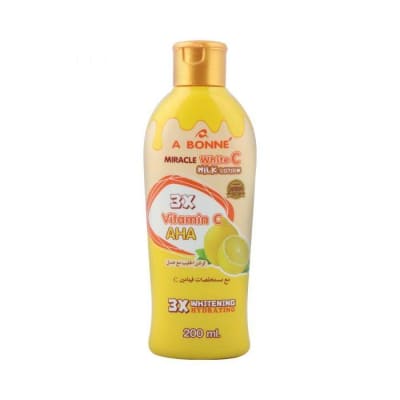 A Bonne Miracle White C Milk Lotion 200ml saffronskins.com 