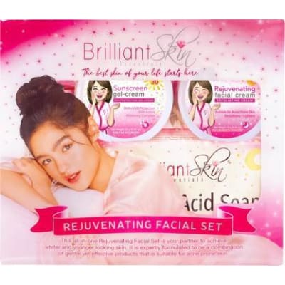 Brilliant Skin Rejuvenating Facial set saffronskins 