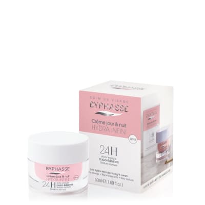 Byphasse Hydra infini cream 24H day and night 50ml saffronskins.com 