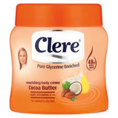 Clere Nourishing Body Creme Cocoa Butter 500ml