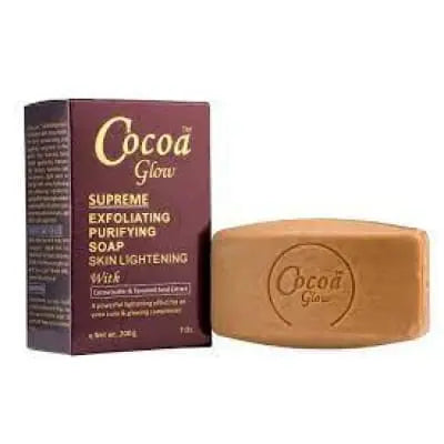 Cocoa Glow Supreme Exfoliating Soap - 200g - saffronskins.com