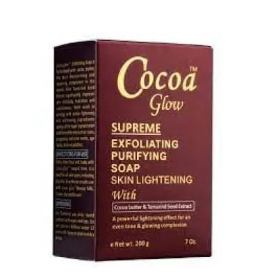 Cocoa Glow Supreme Exfoliating Soap - 200g - saffronskins.com