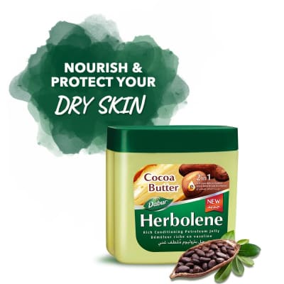 Dabur Herbolene Cocoa Butter 225ml saffronskins.com™ 