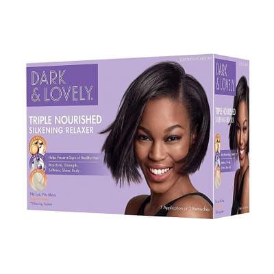 Dark & Lovely Triple Nourished Silkening Relaxer saffronskins.com™ 