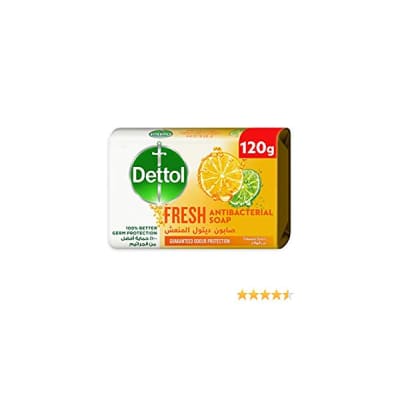 Dettol Fresh Anti-Bacterial Bathing Soap 120g saffronskins.com™ 