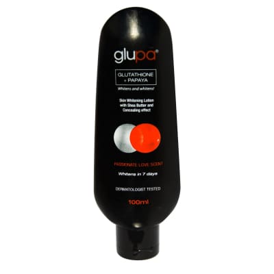 Glupa Glutathione + Papaya Skin Whitening Lotion 100 ml saffronskins 