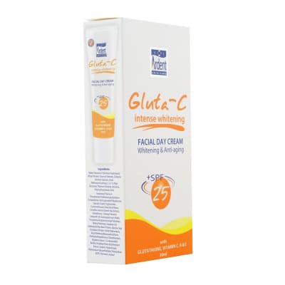 Gluta-C Intense Whitening Facial Day Cream whitening With Anti-Aging +SPF 25 30 ml saffronskins 