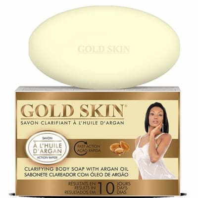 Gold Skin Clarifying Body Soap with Argan Oil saffronskins 