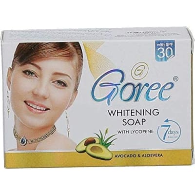 Goree Whitening Soap Spf30 100gm saffronskins.com 