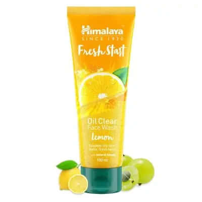 Himalaya Fresh Start Oil Clear Lemon Face Wash 100ml saffronkart 