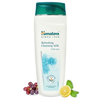 Himalaya Refreshing Cleansing Milk 100ml saffronskins 