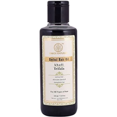 Khadi Natural Trifala Oil 210ml saffronskins 