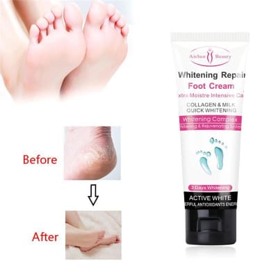 Milk Quick Whitening Repair Foot Cream 100gm saffronskins.com™ 