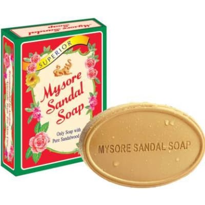 Mysore Sandal Soap 75gm saffronskins.com 