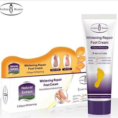 Natural Extract Whitening Repair Foot Cream saffronskins.com™ 