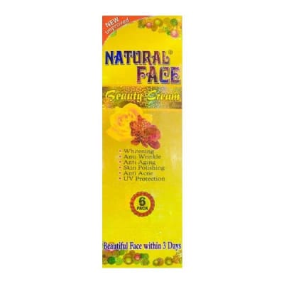 Natural Face Beauty Cream 6pack saffronskins.com™ 