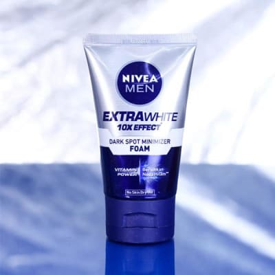 Nivea Men Extra White Dark Spots Foam 100ml saffronskins 