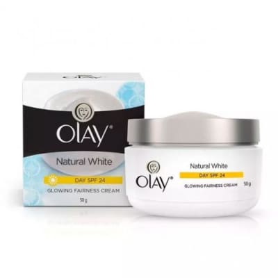 Olay Natural White Day Spf 24 Day Cream 50gm saffronskins.com 