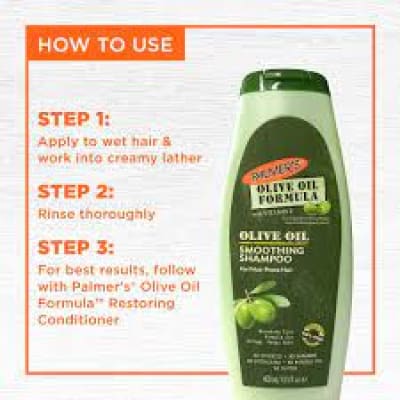 Palmer's Olive Oil Smoothing Shampoo 400ml saffronskins.com™ 