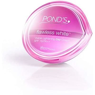 Pond's Flawless White Lightening Day Cream Spf 18PA++ 50gm saffronskins.com 