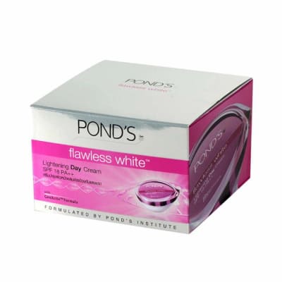 Pond's Flawless White Lightening Day Cream Spf 18PA++ 50gm saffronskins.com 