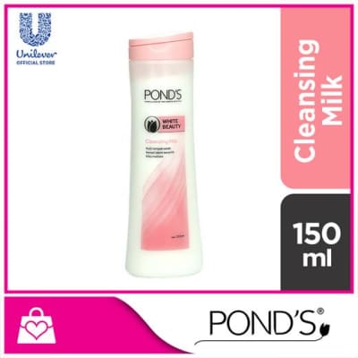 Pond's White Beauty Cleansing Milk 150ml saffronskins.com 