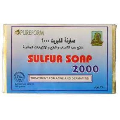 Pureform Sulfur Soap 2000 saffronskins.com 