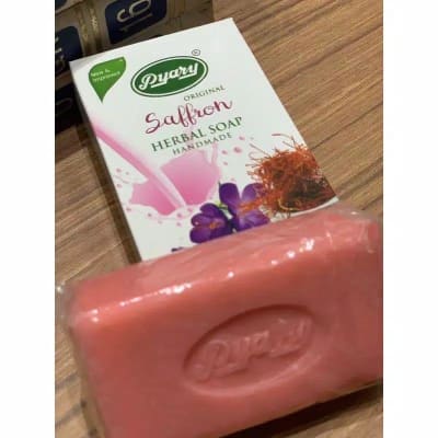 Pyary Safron Herbal Soap saffronskins.com™ 