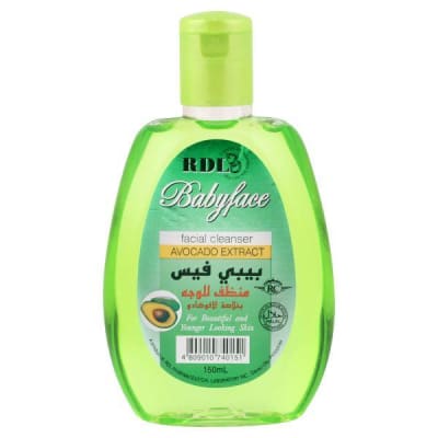 RDL Babyface Facial Cleanser Avocado Extract 150ml saffronskins.com 