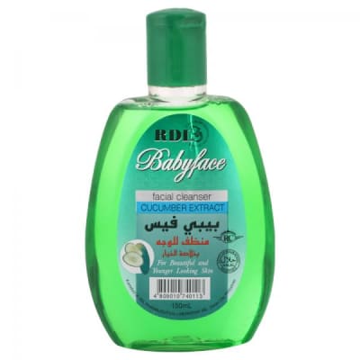 RDL Babyface Facial Cleanser Cucumber Extract 150ml saffronskins.com 