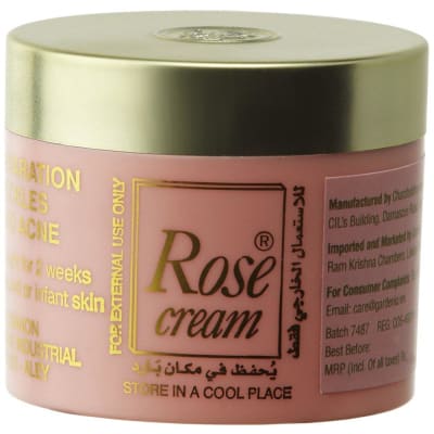 Rose Cream Store In a Cool Palace 25gm saffronskins.com 