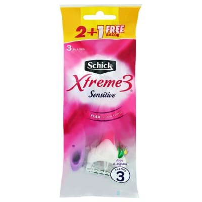 Schick XTREME 3 SENSITIVE saffronskins 