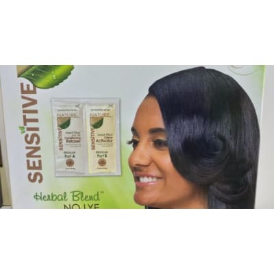 Sensitive By Nature Herbal Blend No-Lye Relaxer 8 Touch-Ups [Regular] saffronskins.com™ 