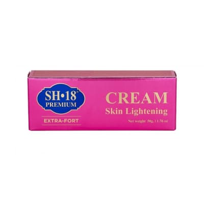 SH-18 Premium Extra-Fort Cream Skin Lightening, 50g saffronskins.com™ 