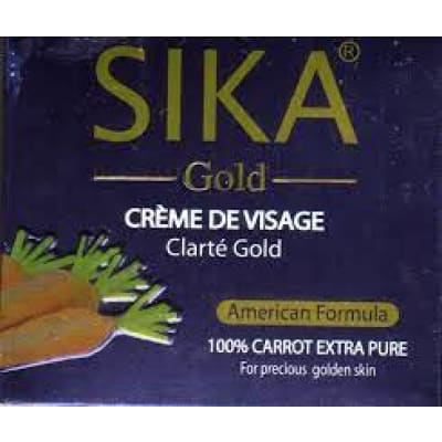 SIKA Gold Cream 100% Carotte Extra Pure 100gm saffronskins.com™ 