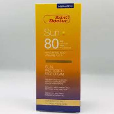 Skin Doctor Sun Protection Spf 80 Face Cream -150ml - saffronskins.com