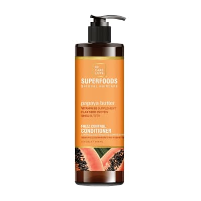 Superfoods Papaya Butter Frizz Control Conditioner 355ml saffronskins.com™ 