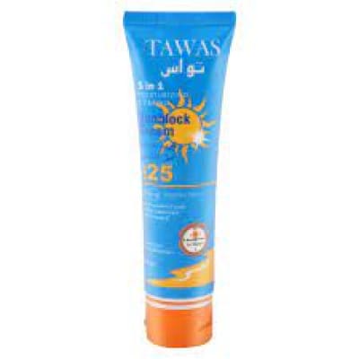 Tawas Moisturizing & Caring Sunblock Cream SPF25 -100ml - saffronskins.com