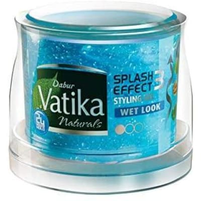 Vatika Naturals Splash Effect Wet Look Styling Gel, 250 ml saffronskins 