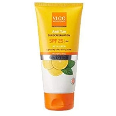 VLCC Anti Tan Sun Screen Lotion SPF 25, 150ml saffronskins 