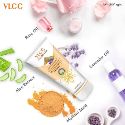 VLCC Ayurveda Multani Mitti Face Pack(100g) saffronskins 