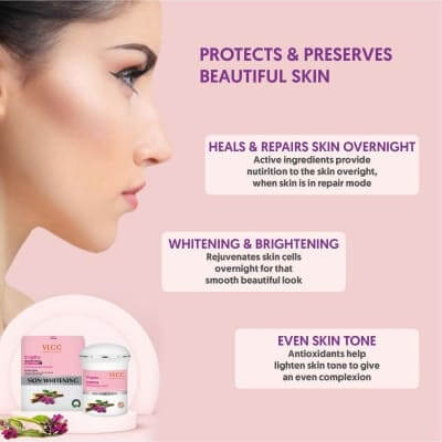 VLCC Snigdha Skin Whitening Night Cream(50GM) saffronskins 