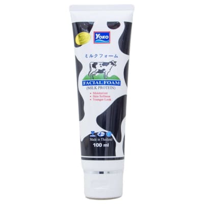 Yoko Facial Foam Milk Protein 100ml saffronskins.com 