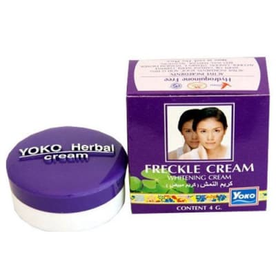 Yoko Freckle Beauty Cream 4gm saffronskins.com 